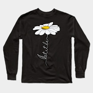 Let it be white daisy Long Sleeve T-Shirt